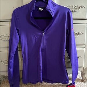 Nike Purple Quarter-Zip Pullover